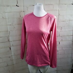 5/$25 Layer8 long sleeve pink marled running